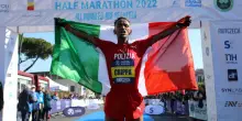 Yeman Crippa alla Coelmo Napoli City Half Marathon
