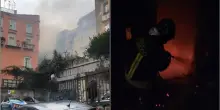 Scoppia incendio, evacuata una palazzina in ?vico Pontecorvo a Napoli