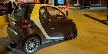Agropoli, paura nella sera di Natale: auto piomba su altri due veicoli parcheggiati, due feriti lievi