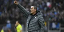 Lazio, Sarri: &laquo;Col Napoli un divario tecnico evidente. Al club ho chiesto calciatori forti, il vice-Zaccagni &egrave; l'ultimo dei problemi&raquo;