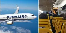 Bomboletta di spray al peperoncino esplode su un volo Ryanair, panico a bordo: l'aria diventa irrespirabile