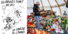 Strage a Crans-Montana, polemiche per la vignetta di Charlie Hebdo. &laquo;La commedia dell'anno, gli ustionati sciano&raquo;
