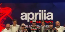 L'Aprilia presenta la nuova moto per la stagione 2026 di MotoGP: &laquo;Vogliamo un 2026 da leoni&raquo;