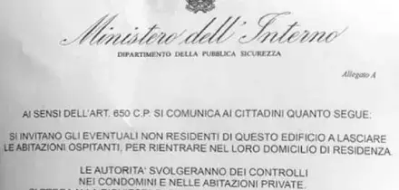 Truffa del finto volantino del Ministero per allontanare la gente dalle case: perch&eacute; &egrave; un falso e cosa fare se appare nel condominio