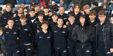Gli under 15 allo stadio Diego Armando Maradona per sostenere il Napoli di Antonio Conte