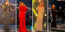 Che tempo che fa, pagelle look: l'omaggio di Annalisa (9), Mahmood in lacrime (9), Noemi elegante (8), Emma ed Elisa in total black (7)