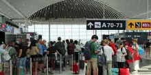 Aeroporti, passeggeri in aumento del 5%
