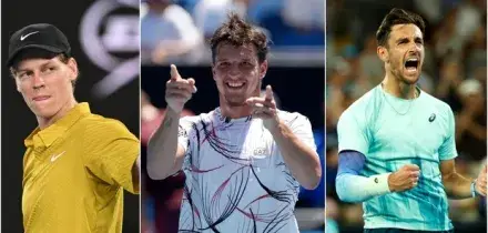 Australian Open, come cambia il ranking per Sinner, Darderi e Musetti agli ottavi di finale