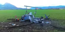 Benevento, elicottero si schianta nel campo dell?Aeroclub: morto un imprenditore