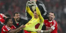 Trubin, il portiere del Benfica segna di testa nel recupero al Real Madrid. E Mourinho si qualifica
