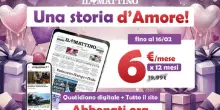 Il Mattino, nuova promo per San Valentino: l?edizione digitale e tutto il sito a soli 6 ? al mese per un anno