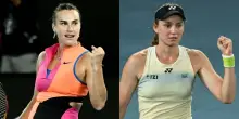 Sabalenka-Rybakina, quando giocano la finale femminile degli Australian Open? Orario, dove vederla (tv e streaming) e i precedenti