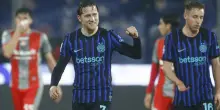 Cremonese-Inter 0-2, le pagelle: Lautaro (7) capocannoniere, Dimarco (7) sempre decisivo, Zielinski (7) altro super gol, Vardy (5) non colpisce