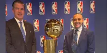 Matt Rizzetta nella sede Nba: ha candidato Napoli per la Nba Europe
