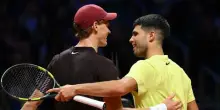 Sinner, l'ultima beffa dal ranking Atp: Carlos Alcaraz gli sta per togliere un altro record