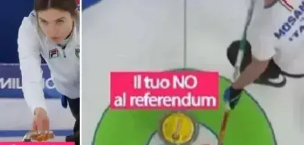 Referendum, video del Pd per il &laquo;no&raquo; con gli (ignari) azzurri del curling Constantini e Mosaner. Il Coni: &laquo;Sbalorditi&raquo;