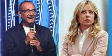 Carlo Conti: &laquo;Giorgia Meloni a Sanremo? Una fake news, rasenta la fantascienza&raquo;