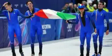 Short Track, Italia di bronzo nella staffetta maschile: festeggia (finalmente) Pietro Sighel