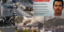 Messico nel caos. Rivolta dei narcos, attentati e spari in aeroporto. Ucciso il boss ?El Mencho?