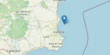 Terremoto Crotone, tre scosse sulla Costa Ionica: la pi&ugrave; forte magnitudo 3.5