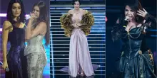 Sanremo 2026, pagelle look serata cover: Bianca Balti diva d'altri tempi (9), Cristina D'Avena dominatrice (7), Fiorella Mannoia con la spilla della Palestina (8)
