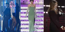 Sanremo 2026, pagelle look serata cover: Ditonellapiaga cabaret (6), Bianca Balti sirena (8), Serena Brancale fiammeggiante (6)