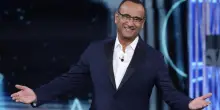 Carlo Conti: &laquo;La polemica dei jeans? C'&egrave; da preoccuparsi se perdiamo la leggerezza. Dopo la serara cover sono tornato in hotel con la maschera di Tony Pitony&raquo;