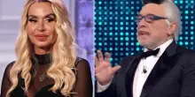 Valeria Marini in lacrime: &laquo;A Sanremo Nino Frassica mi ha offesa, non sono un pezzo di carne. Si denigra sempre chi ha successo, si scusi&raquo;