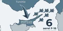 Perch&eacute; la Turchia invia sei F-16 a Cipro nord (e il Mediterraneo orientale diventa un'area sensibile)