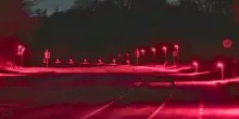 Luci rosse in Danimarca per illuminare le strade (non &egrave; un film di fantascienza e il motivo &egrave; incredibile)