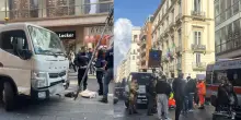Napoli, incidente a Via Toledo: conducente Asia si sente male e sbatte con il mezzo contro un palo