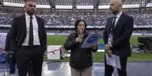 Patrizia Mercolino allo stadio Maradona, cinquantamila cuori battono per Domenico Caliendo