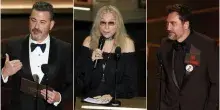 Oscar 2026, cosa &egrave; successo? L'appello alla pace di Bardem, l'omaggio di Streisand a Redford, la frecciatina di Kimmel a Trump (e Melania). I top e flop