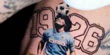 Napoli, tatuaggio per Mazzocchi: per lui il volto di Diego sulla gamba