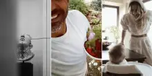 Luca Argentero, la casa immersa nel verde in Umbria: il mezzobusto tatuato in bagno, la cucina in legno e il giardino con l?orto