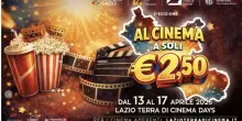 Cinema nel Lazio: torna l?iniziativa che riporta il pubblico in sala