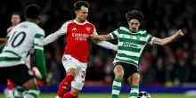 Arsenal-Sporting 0-0 (1-0): il pareggio a reti bianche manda i Gunners in semifinale