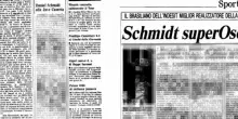 Oscar Schmidt e l'arrivo alla Juvecaserta nel 1982: rileggi la notizia dall'archivio