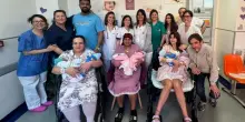 Record all'ospedale: nati sei bambini in tre parti gemellari