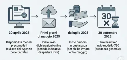 730 precompilato, quando inviare i dati e quali rimborsi possono arrivare gi&agrave; a luglio: le novit&agrave;