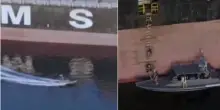 Hormuz, in un video dei Pasdaran il sequestro delle prime due navi nello Stretto