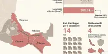 Un canale senza acqua tra due oceani: cos&igrave; il Messico lancia la sfida (via terra) a Panama
