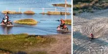 Porto Cesareo, riserva naturale trasformata in pista da cross e parcheggio selvaggio: esposto in procura