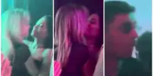 Elodie e Franceska si baciano nel priv&eacute; della discoteca a pochi passi da Andrea Iannone: l'incontro tra ex e la reazione del pilota