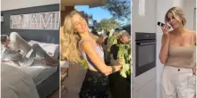 Elena Santarelli, la casa con vista su Roma: il terrazzino pieno di luce, la cucina con i disegni dei figli e la camera con la scritta ?Amami?