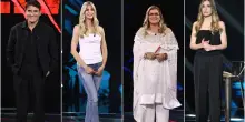 Belve, le pagelle look: Sal Da Vinci troppo anonimo (5), Elena Santarelli l'eleganza &egrave; un optional (4), Romina Power immutabile (8)