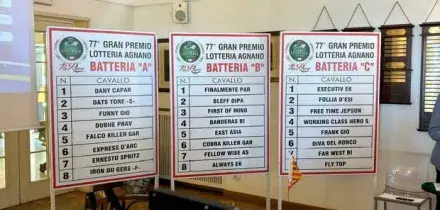 Lotteria di Agnano: largo ai giovani campioni, il sorteggio premia i debuttanti nel Gran premio