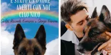 Muore il cane e comprano una pagina di giornale per salutarlo: &laquo;Ciao Nico, &egrave; stato un onore averti con noi&raquo;