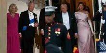 Il gal&agrave; alla Casa Bianca, pagelle look: Melania e l'outfit da 80mila dollari, Camilla in fucsia, Ivanka Fata turchina, Lauren Sanchez sexy