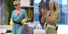 Grande Fratello Vip, Alessandra Mussolini ci ripensa e non lascia il Grande Fratello Vip, Antonella Elia sbotta contro i compagni: &laquo;Voi siete scemi&raquo;
